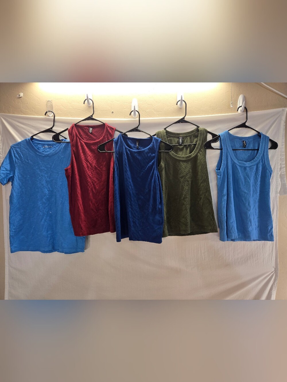 Lot of 5 American Giant Women's Size Medium Short Shirts & Tanks NWOT
